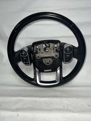 2014-2022 LAND RANGE ROVER SPORT  NON HEATED STEERING WHEEL LEATHER BLACK OEM - Изображение 1 из 4