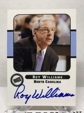 2005 Press Pass Basketball Roy Williams On Card Autograph Coach Rare