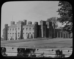 ANTIQUE Magic Lantern Slide SCONE PALACE C1900 PHOTO PERTH SCOTLAND - Picture 1 of 2