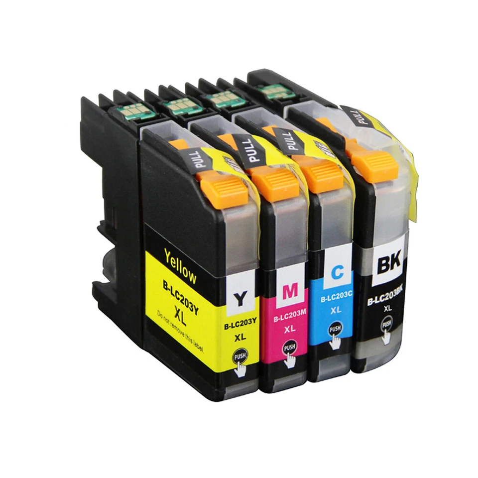 4P XL Printer Ink fits Brother LC203 LC201 MFC-J460DW MFC-J5720DW MFC-J4320DW - Image 1 of 1