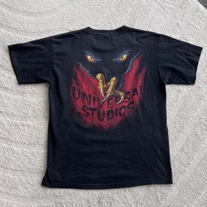 RARE Vintage 90s Universal Studios 1996 Halloween Horror Nights Staff T-Shirt L - Picture 1 of 11