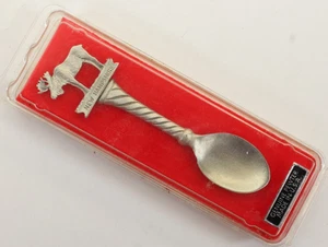 New Hampshire Vintage Souvenir Cucchiaio Alce Regalo 3-3/8" Confezione Originale USA NH - Foto 1 di 6
