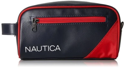 Nautica Mens Accessories Men's Top Zip Travel Kit Toiletry Bag Organizer Acce... - Image 1 of 4