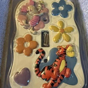 Placa de pared pintada a mano Disney multicolor lechón y tigre talla única - Imagen 1 de 9