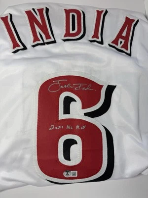 Johnathon India Autographed Custom Jersey. Inscribed N.l ROY - Image 1 of 2