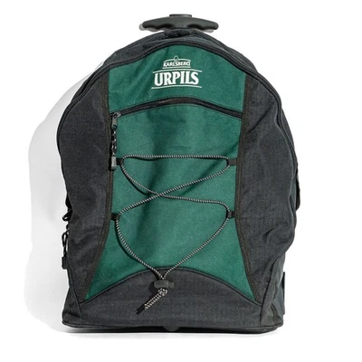 Karlsberg Urpils Bier Outdoor Rucksack Reisekoffer Tasche Schwarz/Grün - Bild 1 von 4