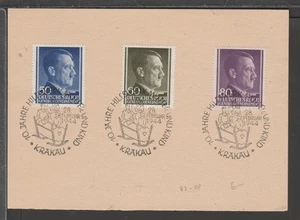 ✔️ DEUTSCHLAND 3. REICH WWII SELTENE POSTKARTE KRAKAU BESETZTES POLEN - Bild 1 von 1