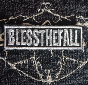 Blessthefall Logo gestickt Bügelbild Patch - Galgen, sein letzter Spaziergang, Miss May I - Bild 1 von 4