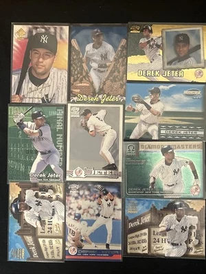 LOTE DE 10 CARTAS de béisbol Derek Jeter Pacific - LP+ Condiciones Foto 1 de 4