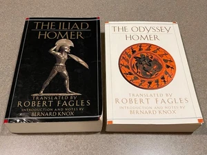 The Iliad & The Odyssey HOMER, Robert Fagles Translation (Viking Edition) Set - Picture 1 of 21