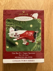 Hallmark Christmas Ornament Gee Bee R-1 Super Sportster 2001 - Picture 1 of 6