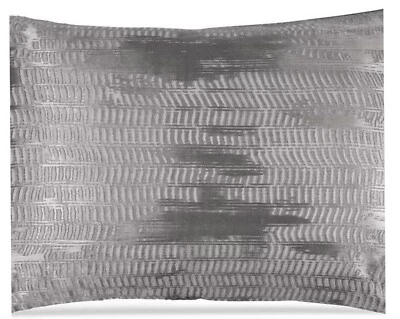 Donna Karan Home $215 Vapor Collection L100804 Sham King 20" x 36" Grey - Image 1 of 2