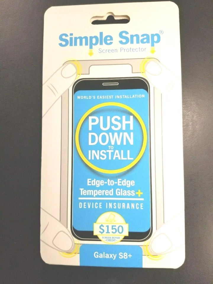 Protetor de celular iPhone 6/6S branco encaixe simples vidro temperado com entrada de dispositivo - Imagem 1 de 1