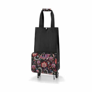 reisenthel foldabletrolley, faltbarer Einkaufstrolley, Paisley Black, 30 L - Bild 1 von 2