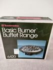 Vintage NEW Sealed Box TOASTMASTER Basic Burner Single Burner Buffet Range #6420