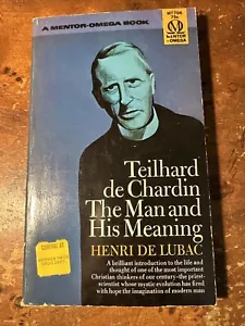 Teilhard De Chardin: The Man and His Meaning by Francois Russo S.J + 1964 - Picture 1 of 4