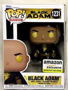 Black Adam #1231 Funko POP! Movies DC Comics Glow in the Dark Amazon - Picture 1 of 1