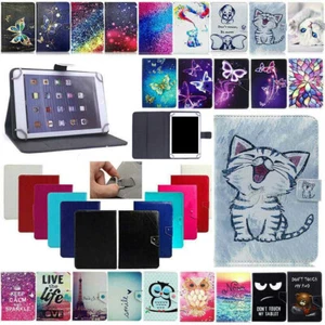 Für alle 8 ~ 8,5 Zoll Tablet Universal Duty Leder Klapp Folio Ständer Etui Abdeckung - Bild 1 von 24