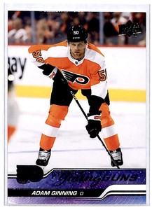 2023-24 Upper Deck Series 1 Young Guns Adam Ginning Rookie Philadelphia Flyers
