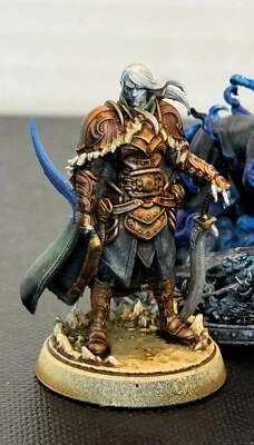 Levin (Drizzt Do'Urden) | Drow Elf Fighter/Ranger | Resin | Painted - Image 1 of 3