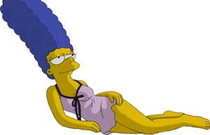 Sexy Marg Simpson, Vinilo 3" Troquelado Pegatina - Imagen 1 de 1