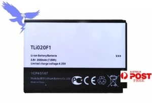 Replacement Battery for Alcatel TLi020F1 - Picture 1 of 1