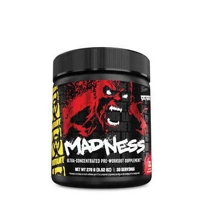 MUTANT MADNESS Ultra-Concentrated Pre-Workout Energy Performance Focus 30 Serves - Image 1 of 3