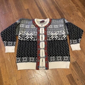 Vintage Wollpullover Norwegen Telemark Style Skjeveland selten reine Schurwolle💯 - Bild 1 von 10