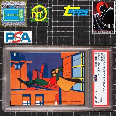 1993 Topps Batman: The Animated Series - Robin Vinyl Cel - PSA 9 MINT - Image 1 of 4