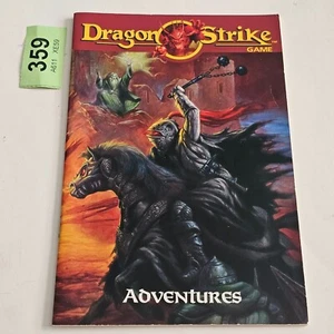 Board Game TSR Dragon Strike Book Rules Adventures D&D Fantasy Quest RPG - Picture 1 of 15