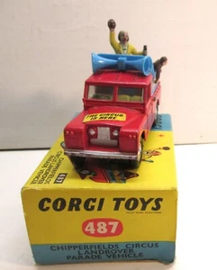 Corgi Toys 487, Chipperfields Parade Vehicle Land-Rover, raro originale, - Foto 1 di 5