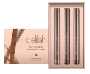 Delilah Stay The Night  Smooth Shadow Stick Collection Eye Shadow Trio NEW - Picture 1 of 9