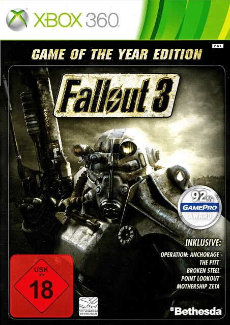 Fallout 3 GOTY Edition | Xbox 360 | inkl. Anleitung | Zustand: SEHR GUT - Bild 1 von 1