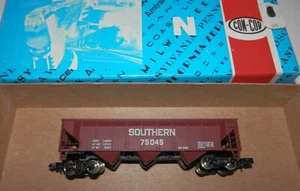 Con-Cor N Scale 40' Southern 75045 3-Bay Hopper #1651-L - Picture 1 of 6