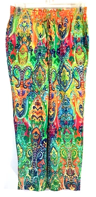 Pantalones de salón informales LAUREN RALPH LAUREN talla S cintura elástica con cordón Foto 1 de 4