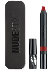 Nudestix Gel Color Lip + Cheek Balm in Siren Red 2.8g - Picture 1 of 9
