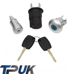 FOR FORD TRANSIT LOCK SET MK8 CUSTOM DOOR BONNET IGNITION BARREL 2 KEYS - Picture 1 of 2