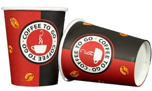 2.500x Kaffeebecher to go 180ml Coffee Pappbecher 0,18L Kaffee Einwegbecher Cup - Bild 1 von 2