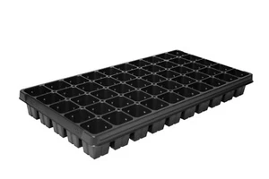 5 Standard Plug Trays 50 Square Cells - Cell Depth 2.37" by T.O. Plastics - Picture 1 of 1