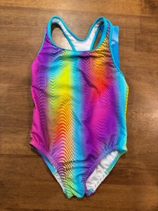 SPEEDO GIRLS 1 PIECE SWIM SUIT(MULTI 6)NWT - Picture 1 of 2