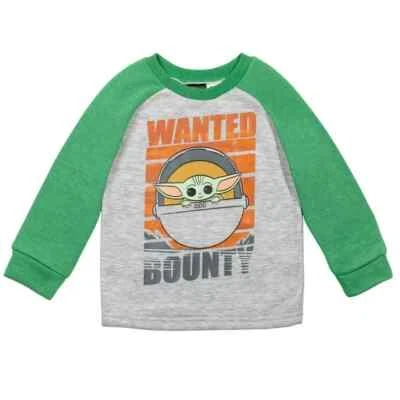 Star Wars The Mandalorian The Child Big Boy Fleece Pullover Sweatshirt XXL 18-20 - Image 1 of 4