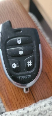 very rare TITAN  TRAM4B brand aftermarket LCD fob transmitter remote starter - Image 1 of 2