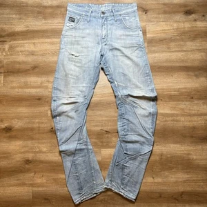 G-Star RAW Arc Loose Tapered Jeans Herren 32x32 Hellblau Distressed Denim Hose - Bild 1 von 12