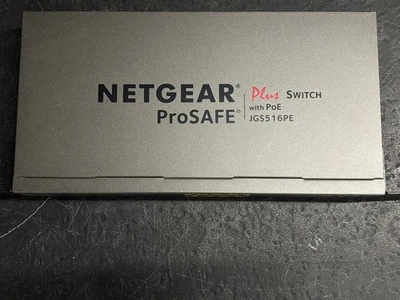 NETGEAR JGS516PE ProSafe Plus 16-Port Gigabit Ethernet Switch with PoE - Image 1 of 4