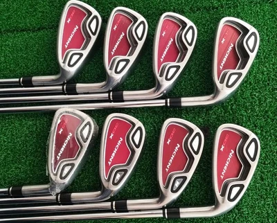 Juego de hierros Nickent 3DX JʙH 3-PW con ejes de acero True Temper Uniflex sin agarrar Foto 1 de 4