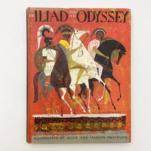 The Iliad and Odyssey Jane Watson Alice Provensen Hardcover Children's Book 1964 - Picture 1 of 24