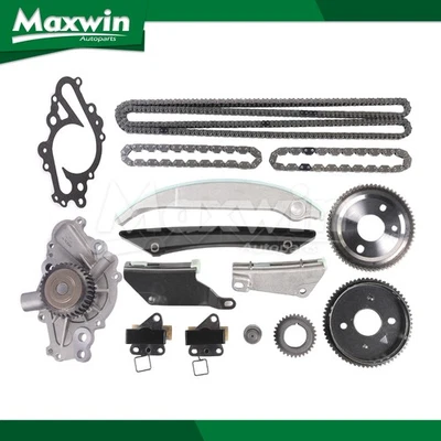 Kit de cadena de distribución bomba de agua compatible con 09-10 Chrysler 300 Sebring Dodge Avenger 2,7 L Foto 1 de 4