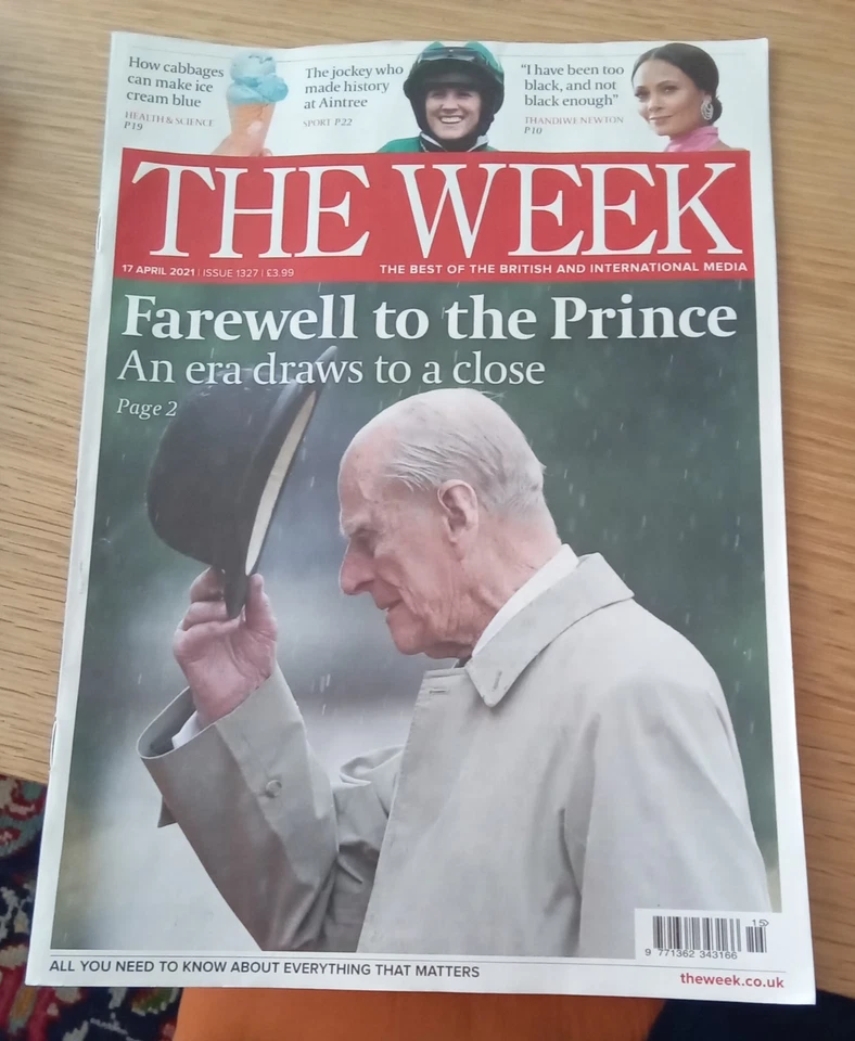 The Week Magazine No 1327 17th April 2021 Farewell to the Prince Phillip - Image 1 of 1