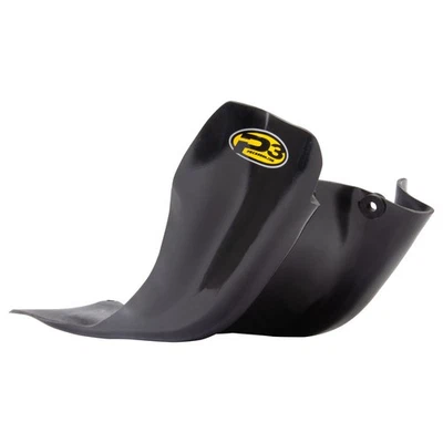 Placa de deslizamiento de carbono P3 MotoFlex negra para KTM HUSQVARNA GAS 450 Foto 1 de 4