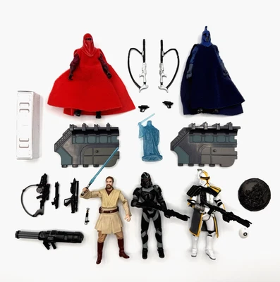 Lote de figuras Hasbro Star Wars Episodio 3 Obi-Wan ARC Trooper Shadow Utapau Guards Foto 1 de 4